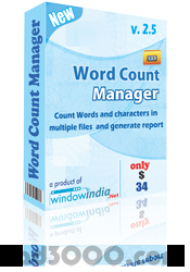 Word Count Manager screenshot